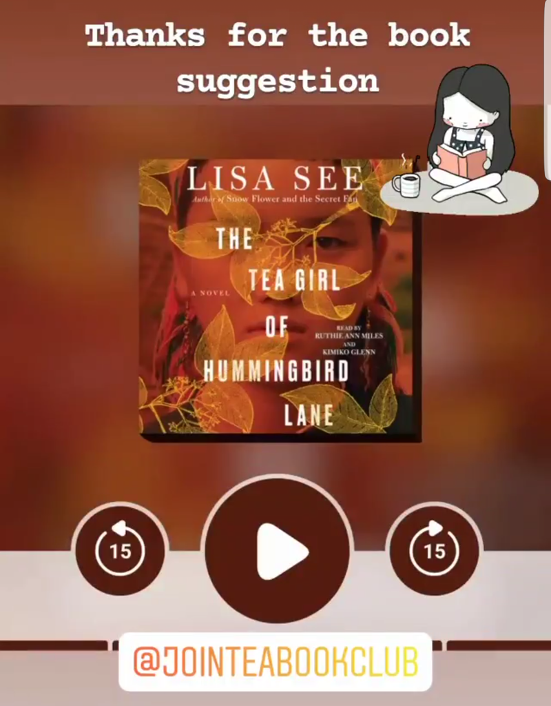 VaniTEA review - The Tea Girl of Hummingbird Lane by Lisa See