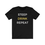 Steep.Drink.Repeat. Jersey Short Sleeve Tee